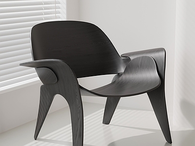 极简躺椅 现代意式餐椅