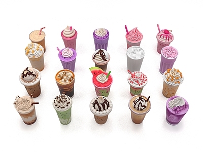 奶油风酒水食物 食物 冰饮 星冰乐 雪顶咖啡