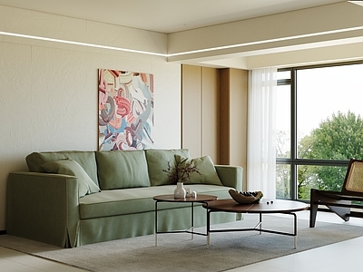 现代简约家居客厅