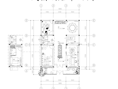 现代新中式民宿建筑 现代民宿 施工图
