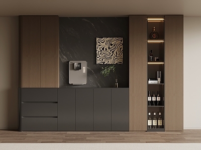 现代简约酒柜 现代意式餐边柜