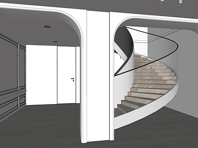 法式现代家装鸟瞰