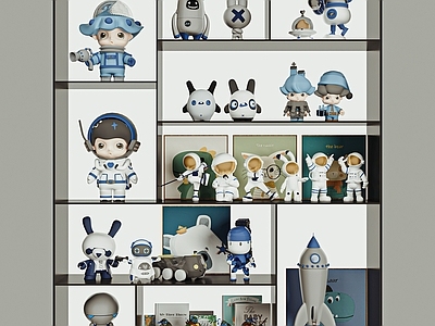 现代简约玩具 玩具 手办