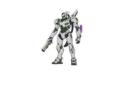 机甲风虚拟人物 机器人 科幻 玩具 手办