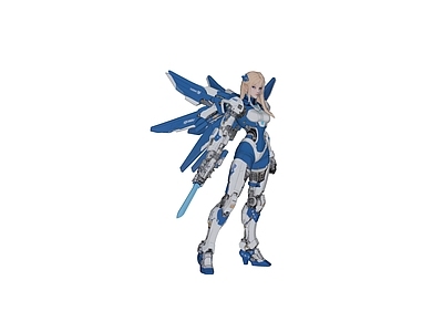 机甲娘化风格虚拟人物 机器人 科幻 虚拟