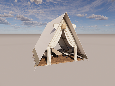 野奢风遮阳伞 户外帐篷 露营帐篷 龙猫帐篷 特色帐篷