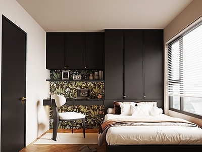 现代简约榻榻米卧室
