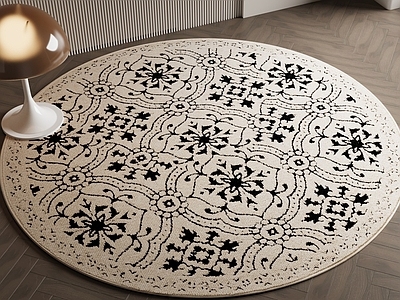 中古风圆形地毯 中古风圆形地毯