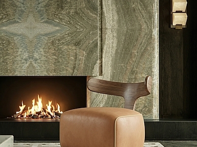 意式轻奢休闲椅 休闲椅 单椅