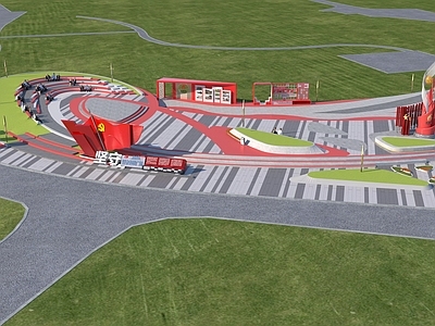 党建主题景观广场景观