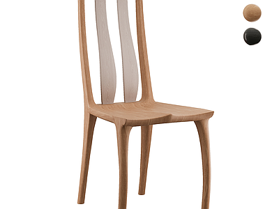 新中式餐椅 北欧简约单人椅子