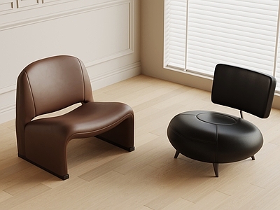 现代简约躺椅 现代意式休闲椅 现代意式沙发凳