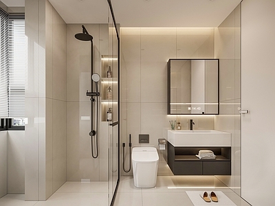 现代简约卫生间