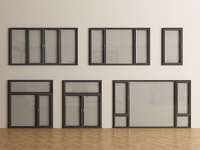 极简平开窗 窗户 窗 平开窗 玻璃窗