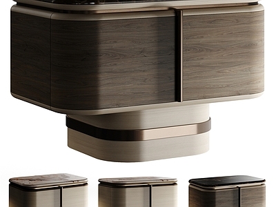 意式轻奢床头柜 床头柜