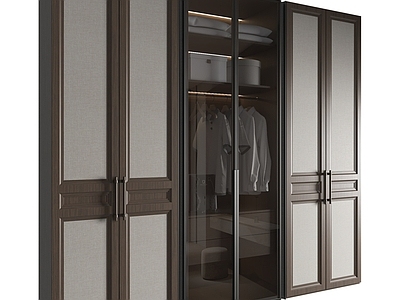 新中式衣柜 衣柜