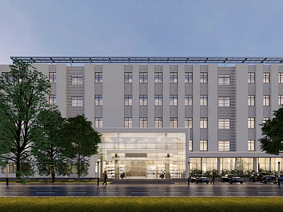 现代主义产业园办公楼