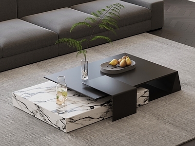 现代极简茶几 现代意式茶几
