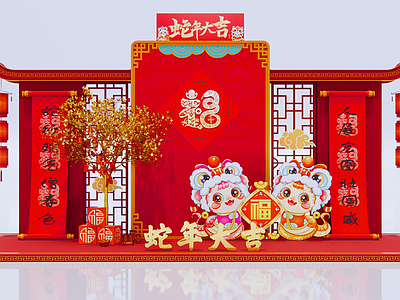 新中式春节美陈