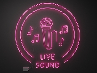 霓虹风格艺术装置 霓虹灯