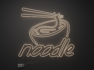 霓虹风格艺术装置 霓虹灯