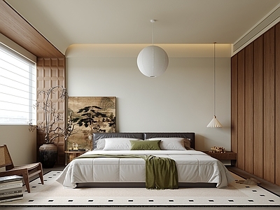 中古风卧室 主卧 次卧