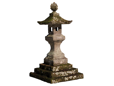 日式庭院小品 石灯笼 石灯 庭院灯