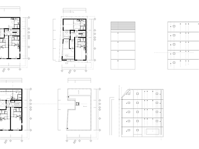 现代住宅楼建筑 公寓建筑 住宅建筑 办公写字楼 商业建筑 施工图