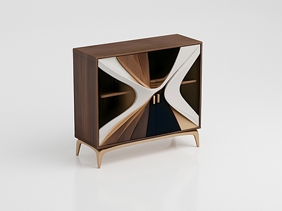 现代轻奢餐边柜 餐边柜 边柜 储物柜 展示柜 中岛柜