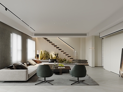 现代极简大平层客餐厅 现代极简客餐厅 现代意式客餐厅 现代玄关