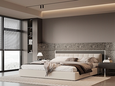现代简约主卧