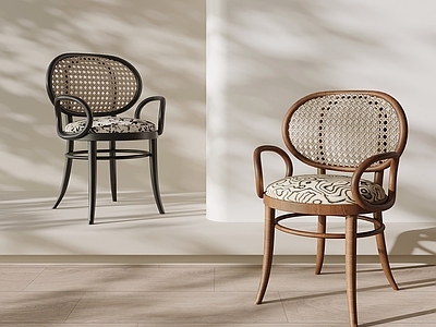 中古风儿童椅 法式中古椅子 单体 餐椅