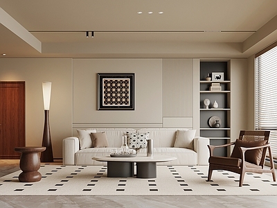 中古开放式客厅