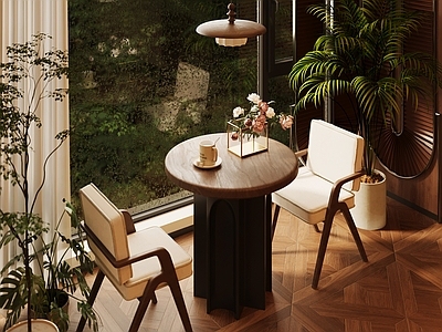 中古风家居阳台