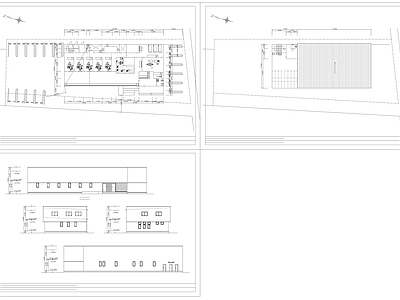 现代医院建筑 疗养院建筑 牙科诊所建筑平面 施工图