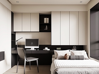 极简榻榻米卧室