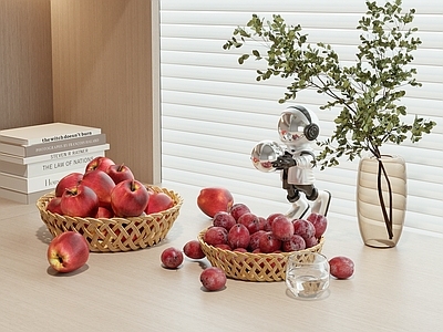 现代简约酒水食物