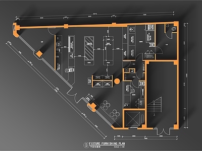现代面包店 面包店 甜品店 施工图