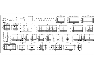 门窗表模板 门窗大样 施工图