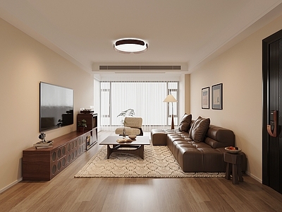 中古风开放式客厅