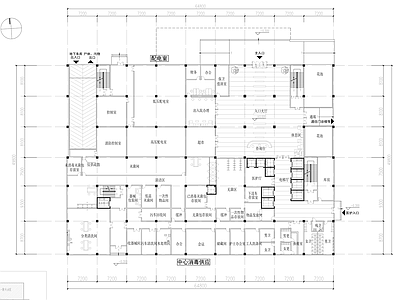 现代简约医院建筑 医院 门诊楼 住院楼 住院部 医院建筑 施工图