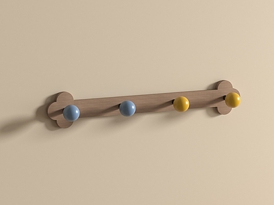 原木风挂钩 现代奶油挂钩  现代奶油风挂衣钩 儿童挂钩