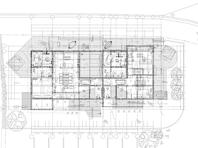 现代住宅楼建筑 第四代住宅 自建房 人才公寓 一层自建房 住宅建筑 施工图