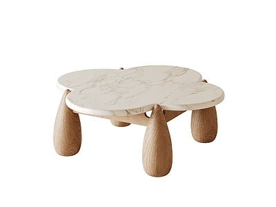 奶油风茶几 现代茶几