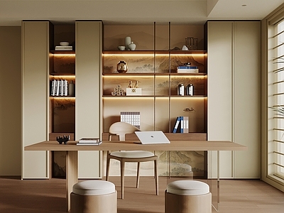 新中式书房