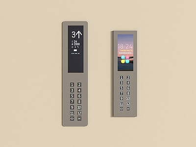 现代简约开关 现代电梯按键