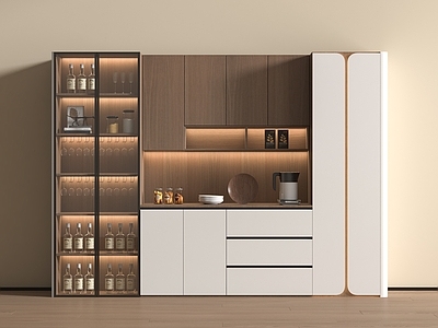 现代简约酒柜 现代酒柜  餐边柜  餐边柜酒柜  玻璃酒柜