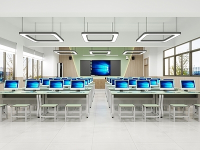 现代简约教室