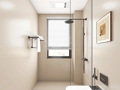 现代简约卫生间 现代家居卫生间