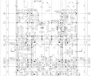 现代新中式四合院 乡村建筑 自建房 施工图